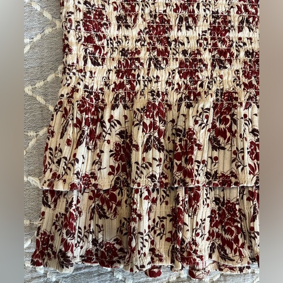 SIR. THE LABEL smocked ruffle floral skirt size small - Picture 8 of 8